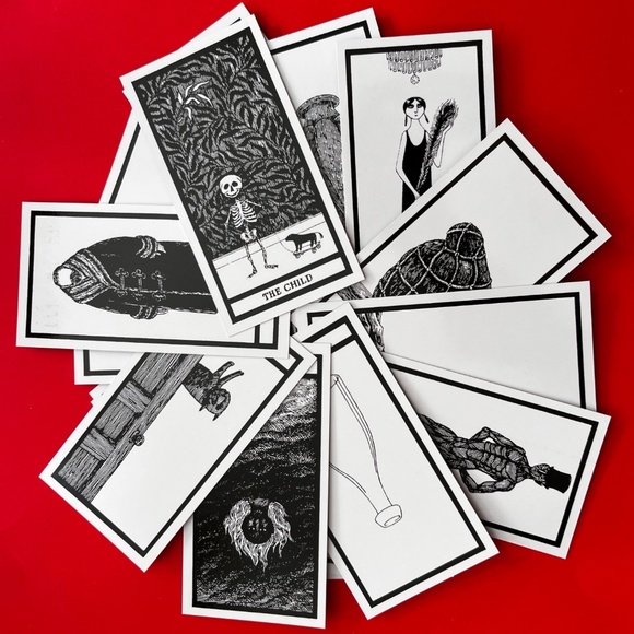 Set of Edward Gorey Fantod Card Deck Booklet and Box - Picture 1 of 4
